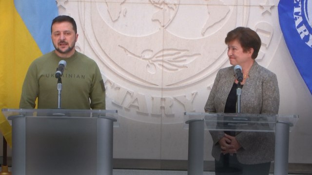 Guerre en Ukraine : Volodymyr Zelensky « reconnaissant envers le FMI » pour le soutien financier