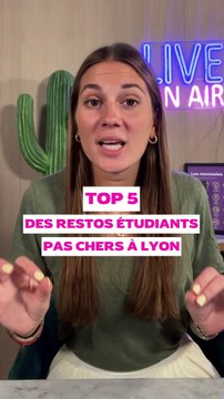 Top 5 des restos pas chers pour les étudiants à Lyon !