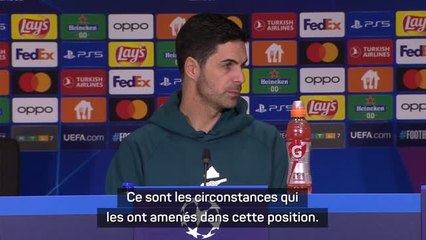 Gr. B - Arteta prêt à lancer "trois grands espoirs" à Eindhoven