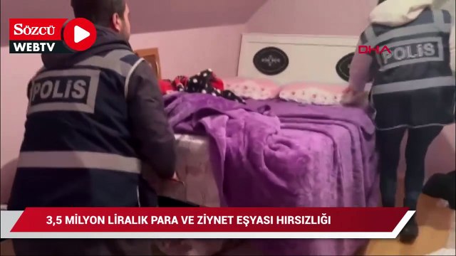 3,5 milyon liralık para ve ziynet eşyası hırsızlığına aynı aileden 13 gözaltı