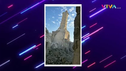 POTRET Masjid Tertua di Gaza Luluh Lantak Digempur Israel