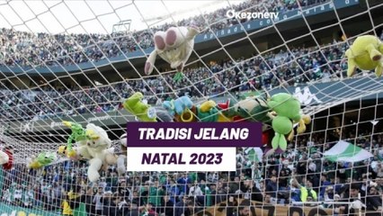 Download Video: Tradisi Unik Suporter Real Betis Sambut Natal, Bikin Hujan Boneka di Laga Lawan Real Madrid