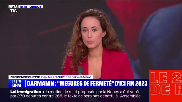 Clémence Guetté (LFI): Nous ne sommes pas le paillasson des ambitions présidentielles de Gérald Darmanin