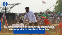 DJ Afro wows Kenyans with electrifying comedy skit at Jamhuri Day fete