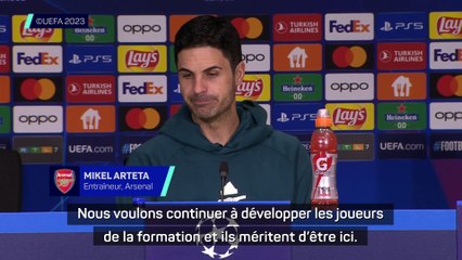 Arteta prêt à lancer "trois grands espoirs" à Eindhoven