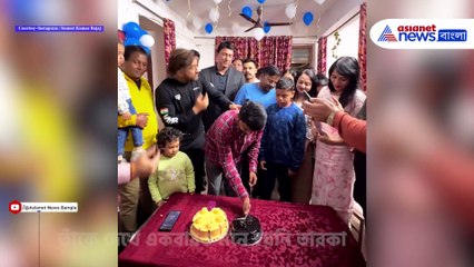 বন্ধুর জন্মদিনের পার্টিতে ধোনি