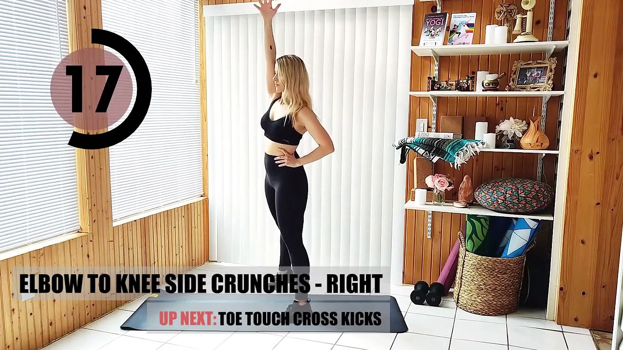 Exercises for 10 MIN Standing Core Workout __ no equipment __ no volume _ P&F Fitness Channel™