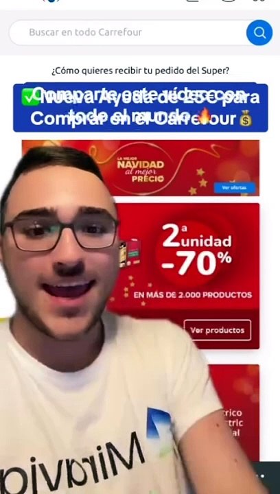 El truco para conseguir 25 euros para comprar en Carrefour