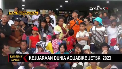 Puluhan Ribu Penonton Kejuaraan Dunia Aquabike Jetski 2023 Penuhi Danau Toba!