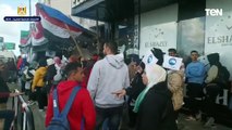 حشود من الشباب أمام اللجان بالإسكندرية في ثالث أيام الانتخابات الرئاسية