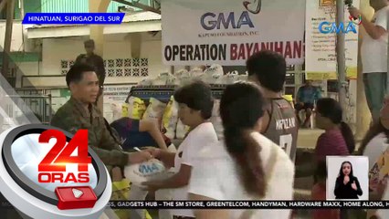 4,000 na naapektuhan ng lindol sa Hinatuan, tinulungan ng GMA Kapuso Foundation | 24 Oras