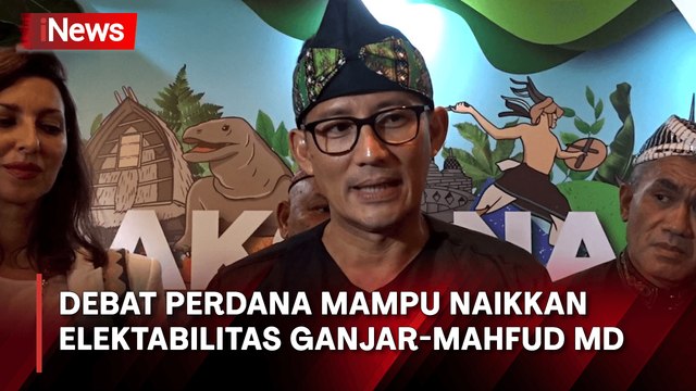 Sandiaga Uno Yakin Debat Capres-Cawapres Perdana Mampu Naikkan Elektabilitas Ganjar-Mahfud MD