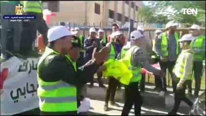 مسيرات التحالف الوطني أمام لجان الإسماعيلية في ثالث أيام الانتخابات