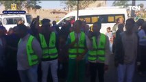 مسيرة حاشدة من ميدان أبوالحجاج بالأقصر بمشاركة العاملين في القطاع السياحي لدعوة المواطنين للنزول وال