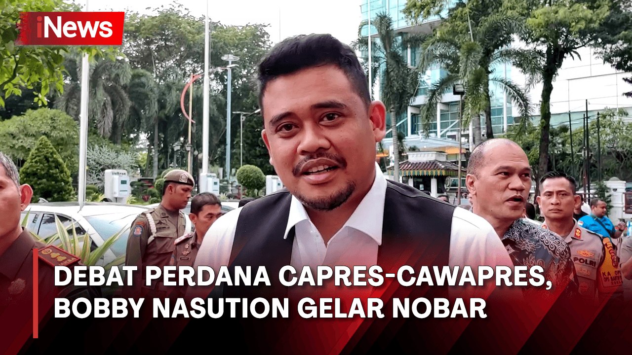 Bobby Nasution Ajak Relawan Gelar Nobar Debat Perdana Capres-Cawapres di Medan