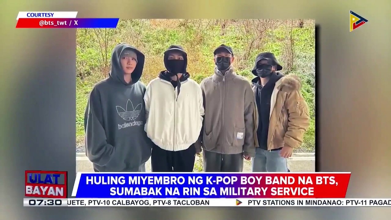 Dalawa pang miyembro ng K-pop group na BTS, sin...