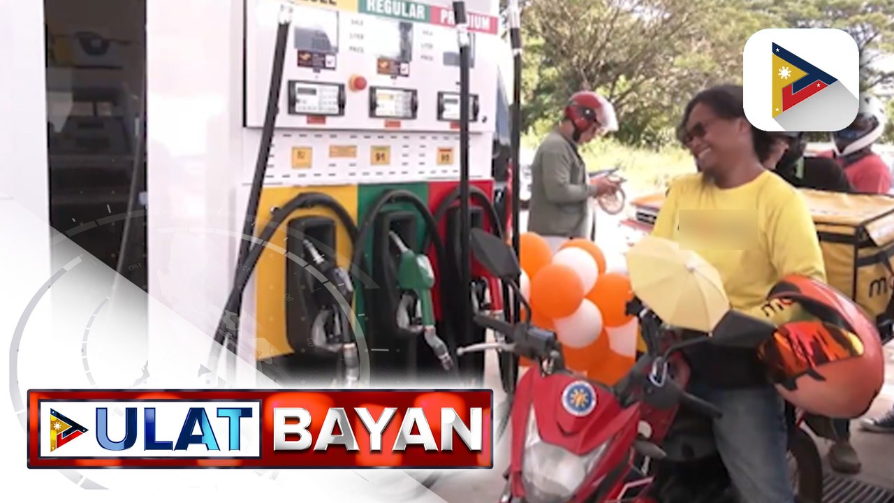 Gimik ng isang gasolinahan sa Davao City, patok sa mga motorista ...
