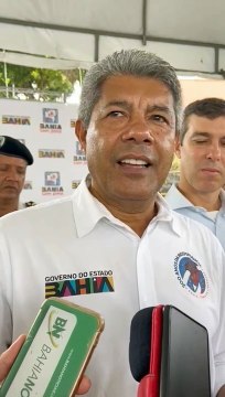 VÍDEO: Jerônimo Rodrigues fala sobre possibilidade de Rui Costa ser candidato em Salvador: Não há essa conversa