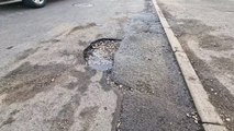 Concern over large potholes in Lancing