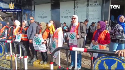 مشاركة أعضاء التحالف الوطني في العملية الانتخابية من خلال تشجيع المواطنين للإدلاء بصوتهم