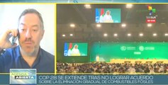 COP28 extiende negociaciones climáticas en búsqueda de alternativas sostenibles