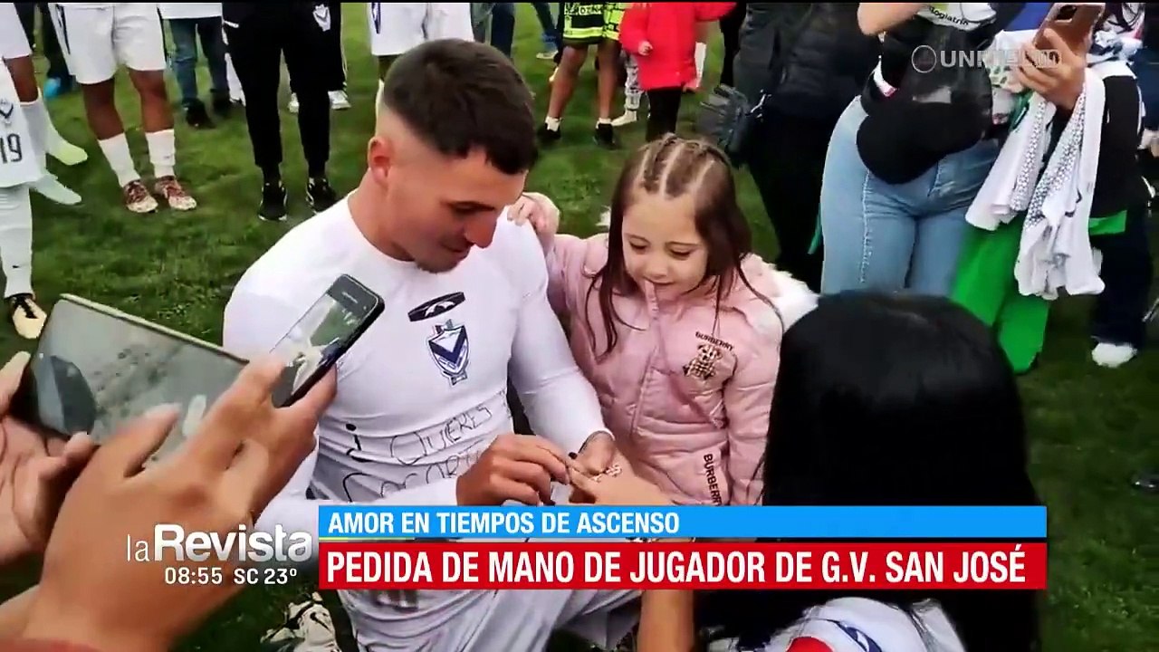 Brian Sobrero le pidió la mano a su novia tras la victoria de GV San José