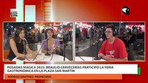 Posadas Mágica 2023 Braulio cervecerías participó la feria gastronómica en la plaza San Martín