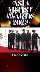 HORI7ON on the #AAA2023 red carpet #PEP