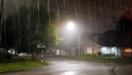 Temporal en Mar del Plata, 17 diciembre, 01:20 hs