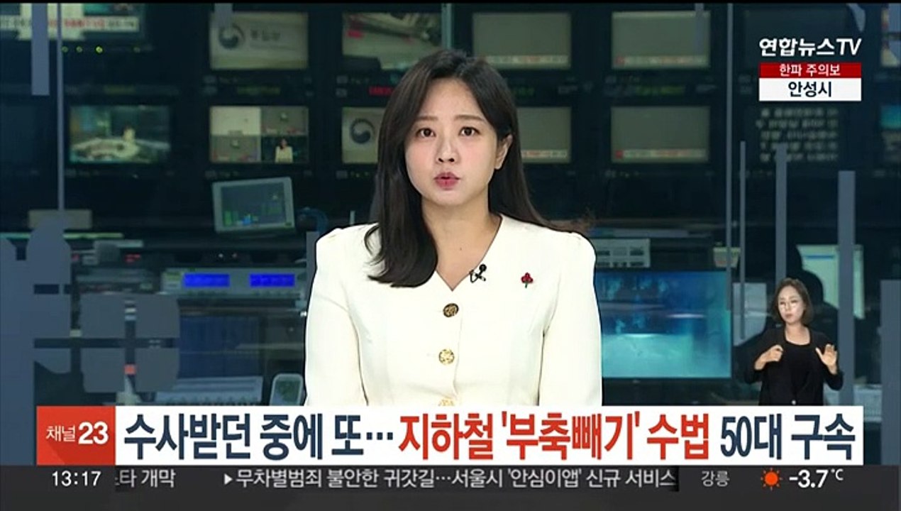 수사받던 중에 또…지하철 취객 휴대전화 훔친 50대 구속