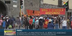 Peruanos denuncian impunidad de los culpables de la masacre de Ayacucho