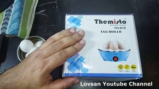 Electric Egg Boiler 7 Capacity Soft Medium Hard Egg Boiled Themistro 350 W Egg Boiler with Warranty