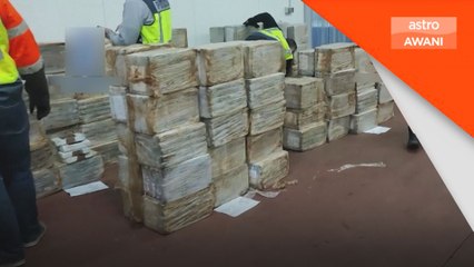 7.5 tan kokain disembunyikan dalam ikan tuna beku dirampas