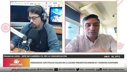 FRANKLIN LEÓN - JEFE DE LA CARRERA CIENCIAS DE LA COMUNICACIÓN