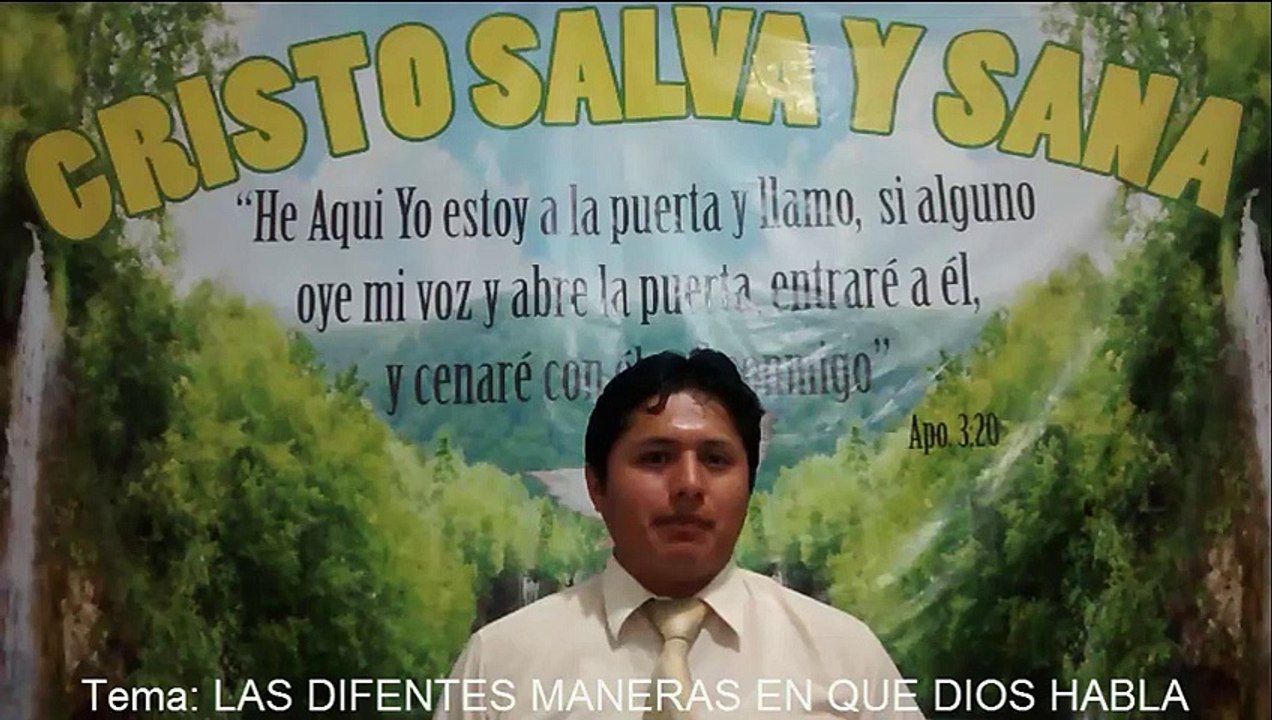 Las Diferentes Maneras en que Dios Habla - EVANGELISTA EDGAR CRUZ