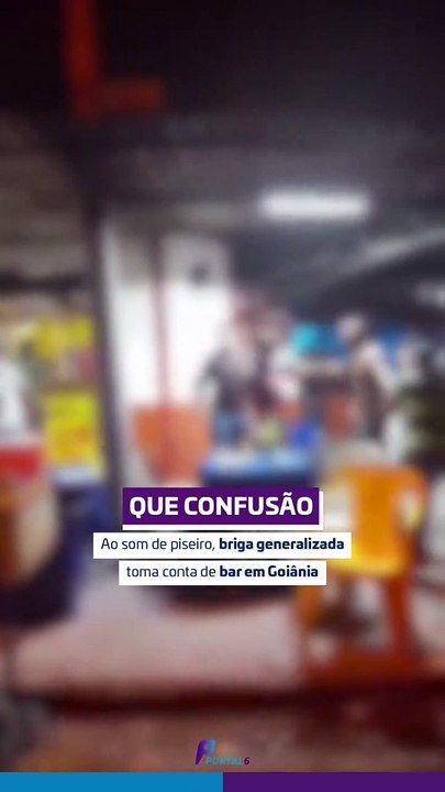 Briga generalizada em bar