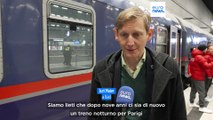 Trasporto sostenibile: torna il treno notturno Belino-Parigi dopo dieci anni, boom di prenotazioni