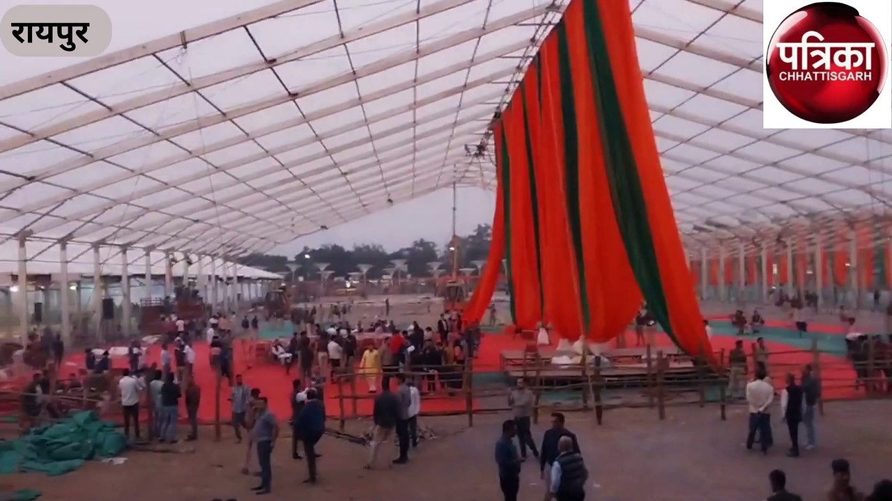 वीडियो स्टोरीः रायपुर के साइंस कॉलेज मैदान में सीएम पद की शपथ लेंगे विष्णुदेव साय