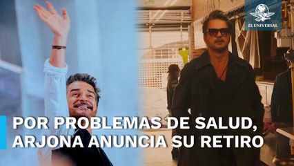 Ricardo Arjona se retira de los escenarios por problemas de salud