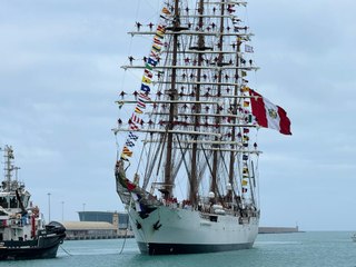 In porto ?Uni?n? il veliero pi? grande dell?America Latina