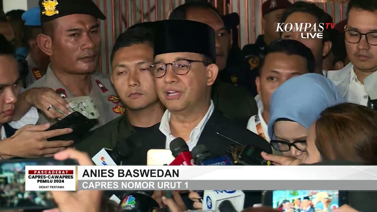 Debat Perdana Selesai, Anies Baswedan Kembali Ingatkan Kebebasan Pendapat