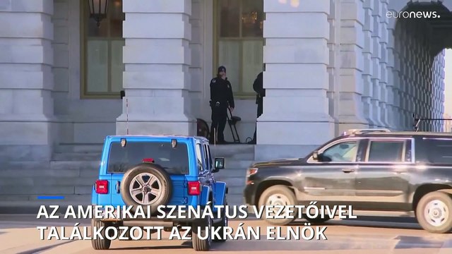 Az amerikai szenátus vezetőivel találkozott az ukrán elnök