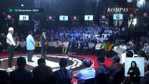 Prabowo Bergaya Silat Saat Tanggapi Komentar Anies dan Ganjar di Debat Perdana Capres 2024