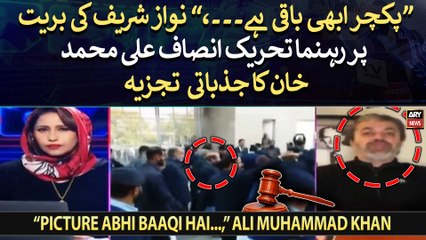 "Picture Abhi Baaqi Hai...," PTI Leader Ali Muhammad Khan speaks up on Nawaz's acquittal