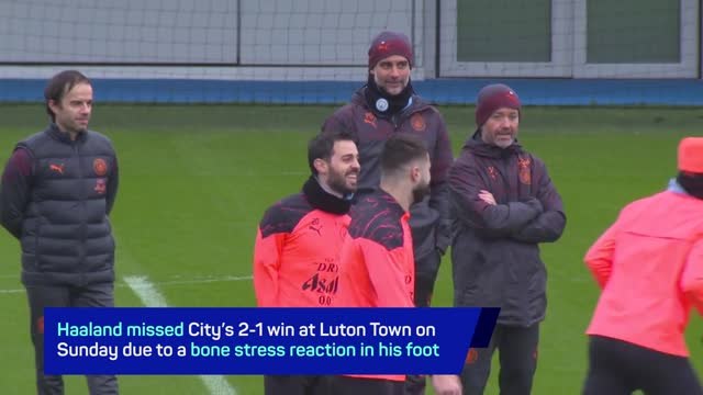 Haaland misses City training as injury fears worsen