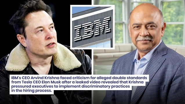 Obviously Illegal: Elon Musk Slams IBM Chief Arvind Krishna Over Leaked Video On Diversity-Focused Hiring Practices