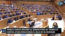 Mónica García recurre al Senado para su 'vendetta' contra Ayuso rescatando el bulo de su hermano