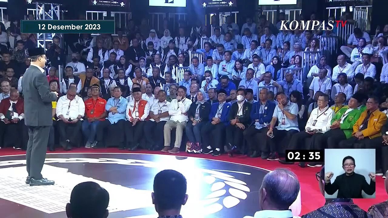 Anies Baswedan Sampaikan Visi Dan Misi Dalam Debat Pertama Capres Di ...