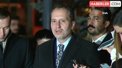 Yeniden Refah Partisi Genel Başkanı Erbakan: "Yaklaşan seçimlerle ilgili de çeşitli fikir alışverişlerinin gerçekleştirdik"