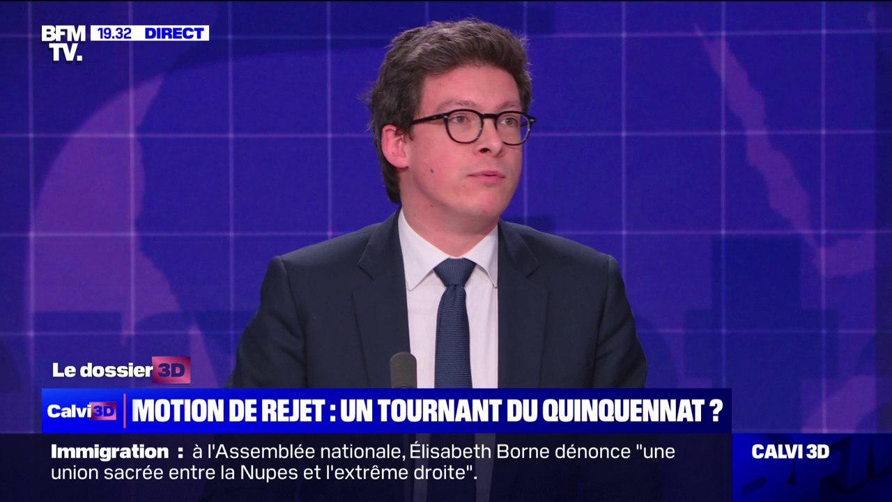 Pierre-Henri Dumont (LR) "Le projet de loi [immigration] tel qu'il était sorti de la commission des lois de l'Assemblée nationale était trop faible"